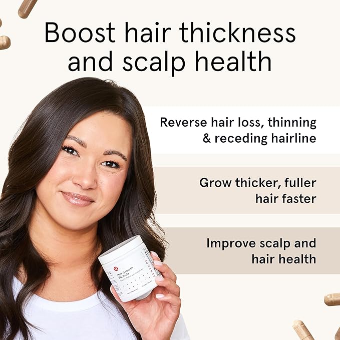 iRestore Hair Growth Supplement – Natural DHT Blockers &amp Multivitamin Blend – Vegan Non-GMO 90 Capsules – Supports Thicker Stronger Hair for Men and Women – 3-Pack