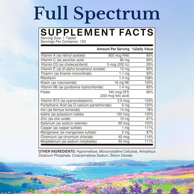 Vitalitown Probiotics &amp Daily Multivitamin Bundle (Pack of 2) | Probiotics 120 Billion CFUs (Item 1) &amp Multivitamin with Iron Zinc (Item 2)
