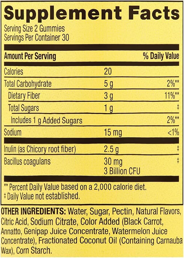 Spring Valley Adult Probiotic + Prebiotic Gummies 60 Count +Better Guide Vitamins Supplements