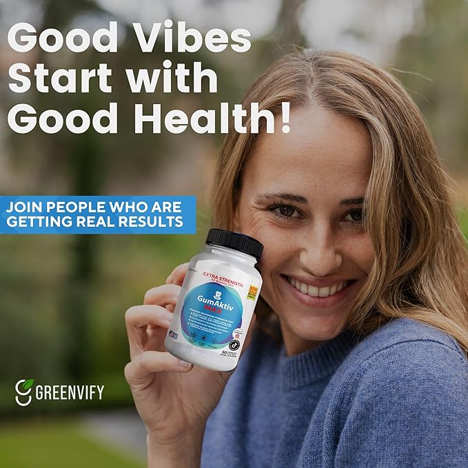 GumAktiv Max Probiotic Supplement 40 Billion CFU 60 Capsules Advanced Formula for Digestive Health (2)