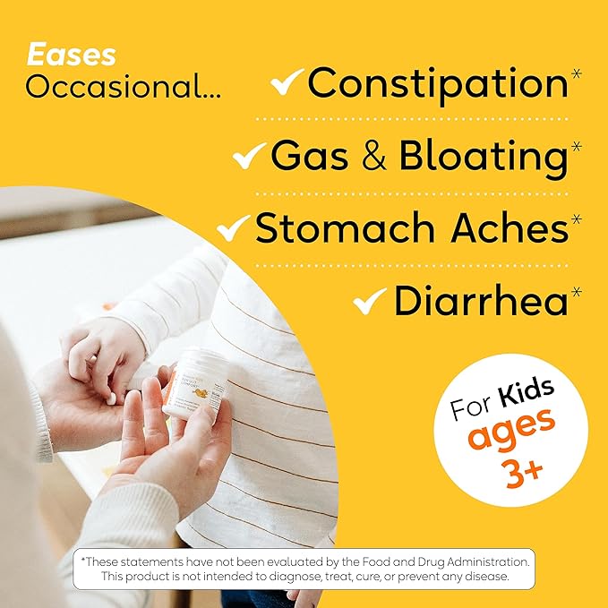 BioGaia Kids Probiotic Chewables | Promote Regularity | Ease Occasional Tummy Troubles | Ages 3+ | Allergen Dairy Soy &amp Gluten Free | Backed by 30 Years of Probiotic Research | 90 Day Supply