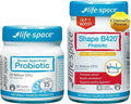 Life-Space Premium Broad Spectrum Probiotics + Shape B420 Probiotics Support Daily Digestive Health &amp Immune Health and Enhance Metabolic GLP-1 Boost