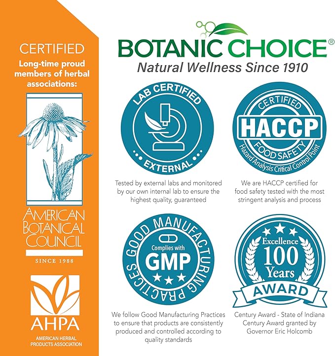 Botanic Choice Super Boron Complex (3mg) - Promotes Bone &amp Prostate Health by Metabolizing Calcium &amp Magnesium - 3 Forms of Boron for Men &amp Women - 2 Pack
