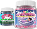 Sugar Free Kids Magnesium Gummies 2 Pack + Fiber Gummies for Adults 2 Pack