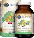 Garden of Life Calcium Supplement with Magnesium &amp Organic Vitamin D3 K2 Made from Whole Foods Gluten-Free 180 Count