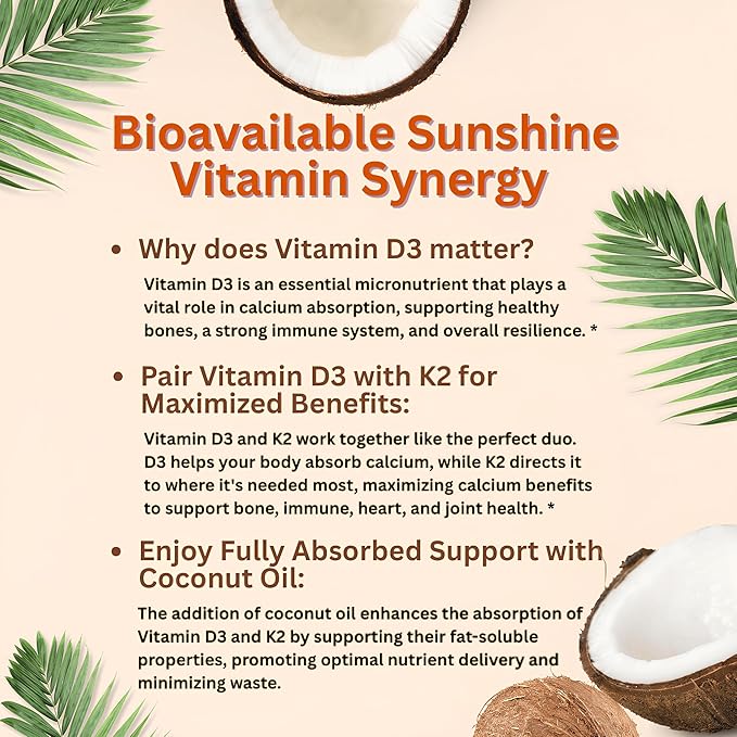 Micro Ingredients Vitamin D3 10000iu + K2 200mcg Softgels &amp Mega Probiotics 200 Billion CFU Veggie Capsules | 2 Pack Bundle | D &amp K Sunshine Vitamins | 40 Strains + Inulin Acacia &amp Brom