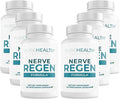 PUREHEALTH RESEARCH Nerve Regen Formula - Nerve Renew for Numbness Tingling and Burning with R Alpha Lipoic Acid Benfotiamine 300mg &amp Passion Flower Extract - Ala Nerve Support Supplement 6 Bot