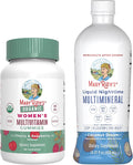 MaryRuth's Multivitamin Gummies for Women (Strawberry) &amp Liquid Nighttime Multimineral (Pineapple) | Clean Label Project Verified® | USDA Organic &amp Vegan | Beauty Bedtime Routine &amp Overa