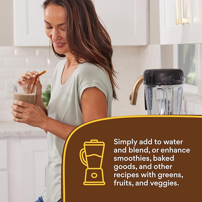 Build Your Smoothie Isopure Chocolate Bundle Dutch Chocolate Low Carb Protein Powder (14 Servings) and Amazing Grass Greens Chocolate Blend Superfood (30 Servings)