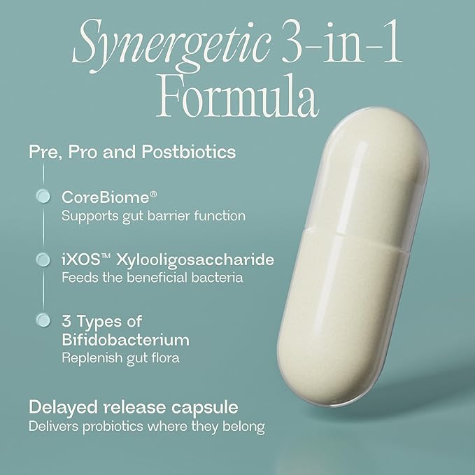 BIOMA Probiotics - Digestive Health Probiotic - Gut Support for Men &amp Women with Xylooligosaccharides Tributyrin &amp Bifidobacterium - Vegan &amp Gluten Free - 60 Delayed-Release Capsules (30-