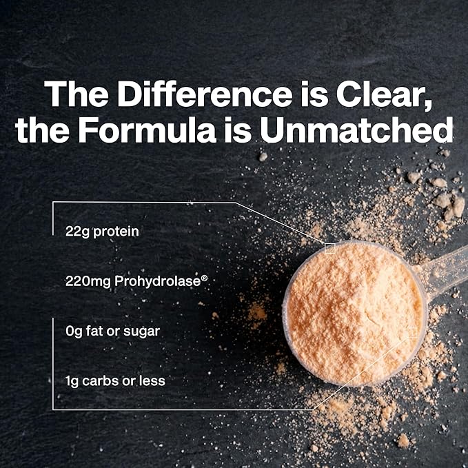 MuscleTech Whey Protein Powder Clear Whey Protein Isolate Whey Isolate Protein Powder for Women &amp Men Clear Protein Drink 22g of Protein 90 Calories Orange Dreamsicle 1.1lb (19 Servings)