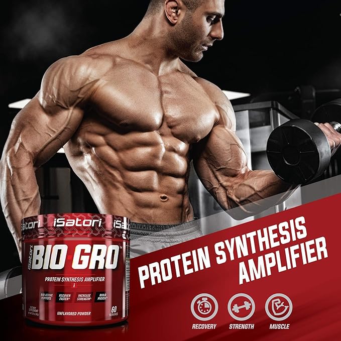 iSatori Bio-GRO Vanilla Ice Cream (60 Servings) &amp Bio-Active Whey Protein Powder Vanilla Swirl (30 Servings)