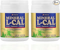 Mineral L-Cal Calcium with Vitamin D3 4 Month Supply Water Soluble Ball Format with Magnesium &amp Minerals Fast Absorbing Calcium Magnesium D3 Supplement 1300 Balls per Bottle 130g Each Pack