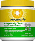 Renew Life Adult Completely Clear Organic Prebiotic Keto Friendly Fiber Powder 7 oz. (Package May Vary)