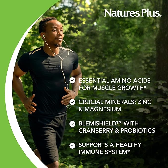 NaturesPlus Power Teen for Him - 60 Chewable Tablets Wild Berry - High-Potency Teenage Multivitamin - Sugar Free Vegetarian Gluten Free - 30 Servings