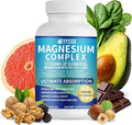 VYXION Magnesium Complex 900mg per Serving – High Absorption Magnesium Glycinate with Vitamin D3 K2 Zinc &amp B Vitamins – Sleep Calm Muscle &amp Nerve Support – 90 Capsules