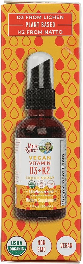 Mary Ruth's Organic Vitamin D3 Plus K2 Spray 1 FZ
