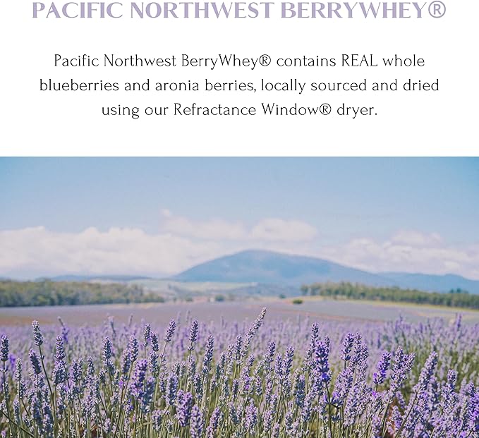 Mt. Capra Clean Whey Protein (Vanilla Bean) and Pacific Northwest BerryWhey