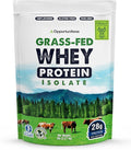 Opportuniteas Grass Fed Whey Isolate Protein Powder – Unflavored Heavy-Metal Tested 28g Protein Sourced from Ireland Hormone-Free Non-GMO Packaged in USA – 5lb
