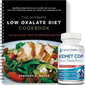 KIDNEY C.O.P. Calcium Oxalate Protector 120 Capsules Patented Kidney Support for Calcium Oxalate Crystals Stop Recurrence (Starter Pack - (120 Caps) and 1 Ultimate Low Oxalate Diet Cookbook)