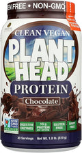 Genceutic Naturals Plant Head Protein Dietary Supplement Chocolate 1.8 Pounds
