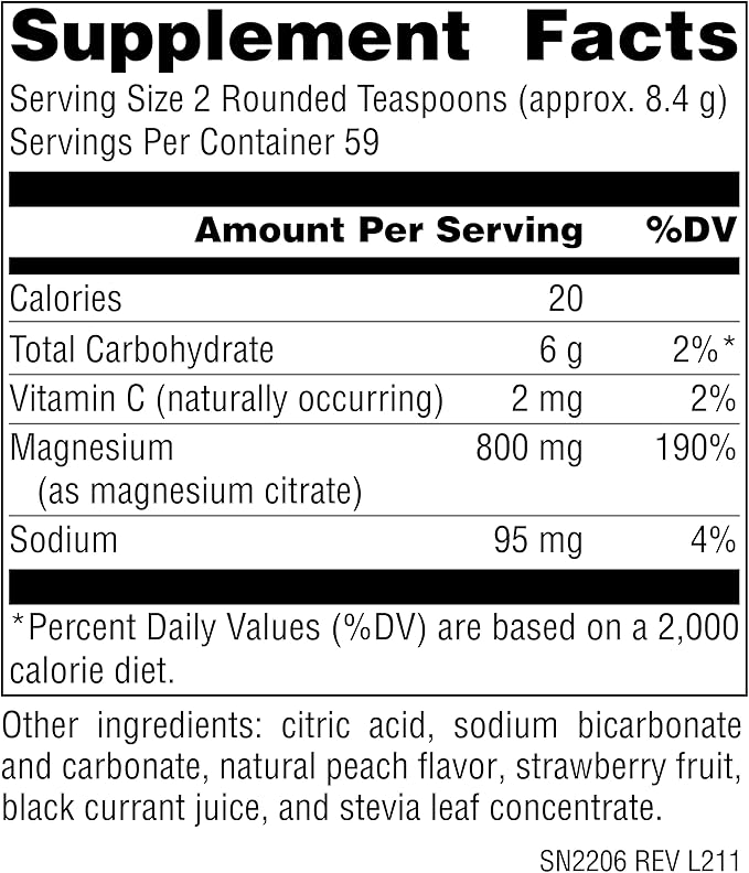 Source Naturals Serene Science Magnesium Serene Peaceful Body - Berry Flavored - 17.6 Ounces