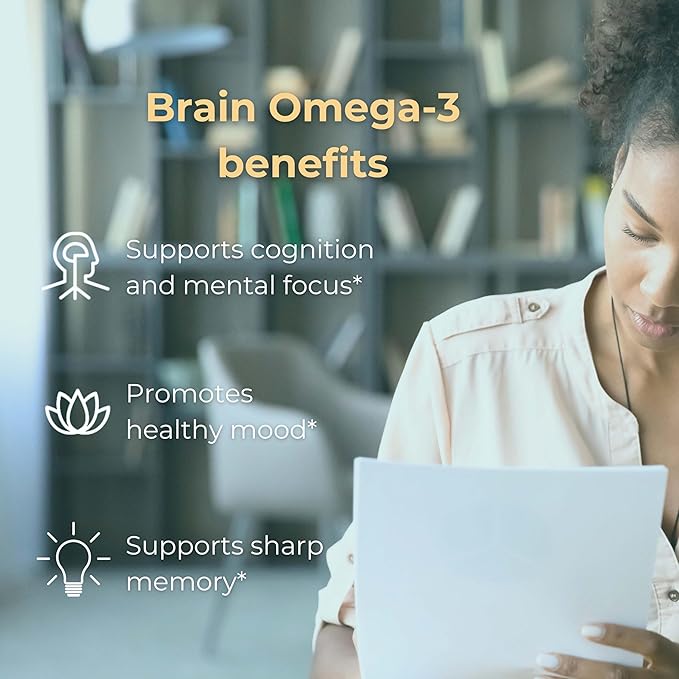 Iwi Life Brain &amp Heart Omega-3 Bundle 30 Servings Vegan Plant-Based Algae Omega 3 Krill &amp Fish Oil Alternative No Fishy Aftertaste