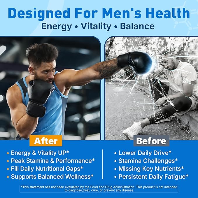 Methylated Multivitamin for Men Gummies Methylated B Complex D3 K2 Zinc Magnesium Whole Food Algae Omega 3 60 Count