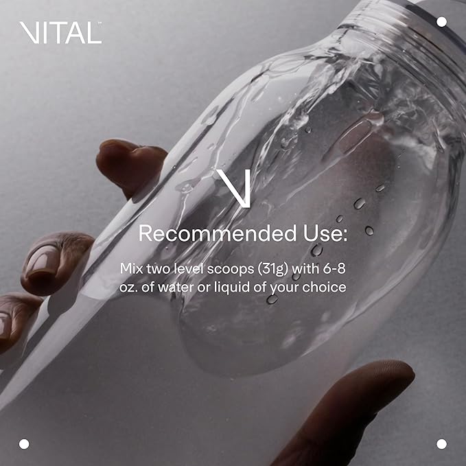 LTH Vital Vegan Protein - Trusted by Life Time Members - Plant-Based Protein Powder Made from Pea Protein - Supports a Healthy Immune System - Dairy Free &amp Soy Free - Vanilla 30 Servings
