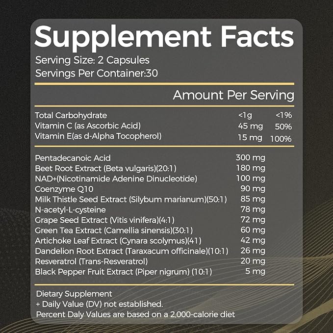 Pentadecanoic Acid Non-GMO - 60 Capsules