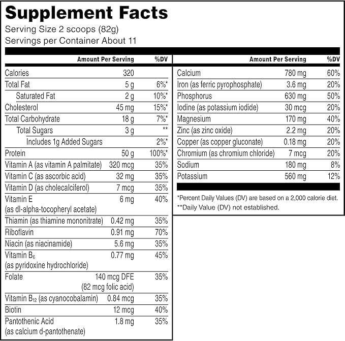 Muscle Milk Pro Series Protein Powder Supplement Intense Vanilla 2 Pound 11 Servings 50g Protein &amp Genuine Protein Powder Chocolate 1.93 Pounds 12 Servings 32g Protein 3g Sugar
