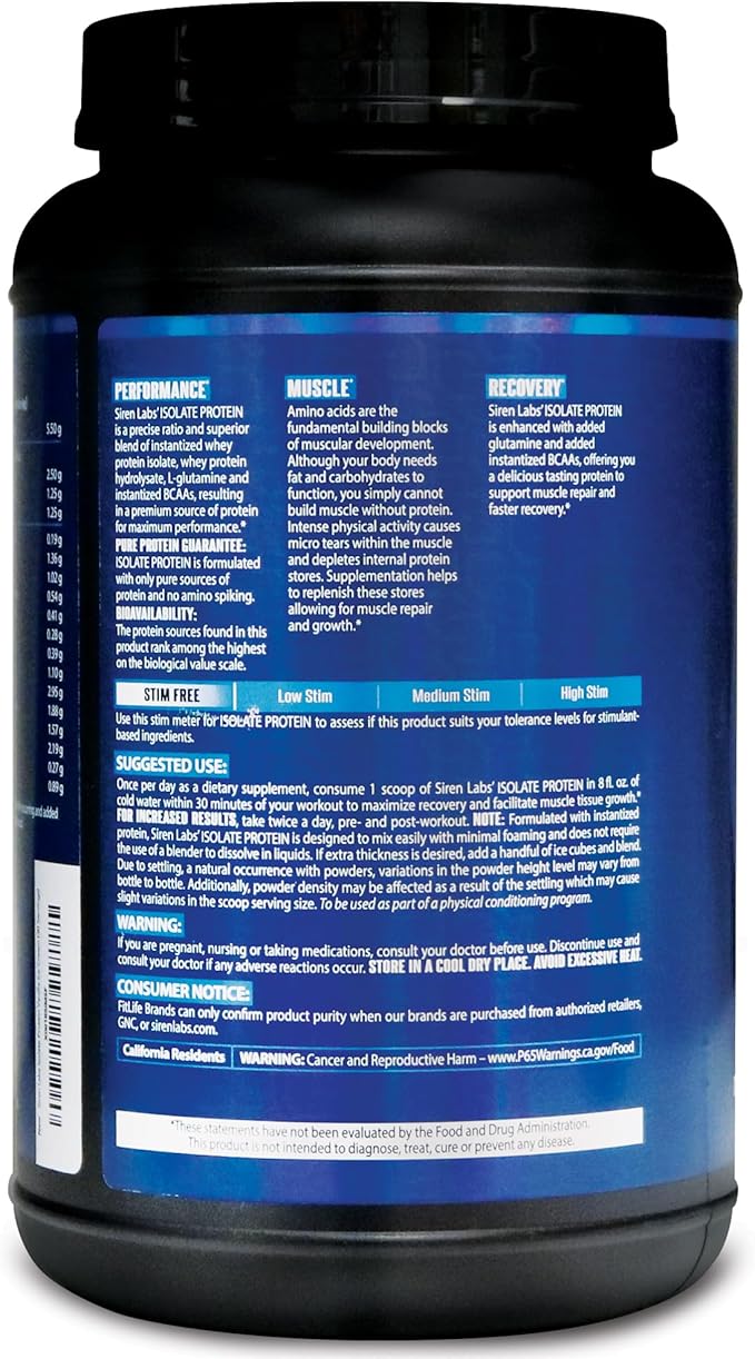 Isolate Premium Whey Protein Powder Keto Isolate and Hydrolysate with Amino Acids Including Glutamine for Lean Muscle Growth and Recovery - Vanilla Ice Cream (30 Servings)