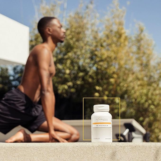 Integrative Therapeutics Tri-Magnesium - Supports Cellular Energy &amp Energy Metabolism* - Magnesium Supplement for Heart &amp Nerve Health Support* - Dairy-Free &amp Gluten-Free - 90 Capsules (90