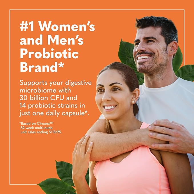 Garden of Life Dr. Formulated Probiotics Once Daily - 30 Billion CFU - Daily Probiotic for Gut Health &amp Immune Support - 30 Vegetarian Capsules