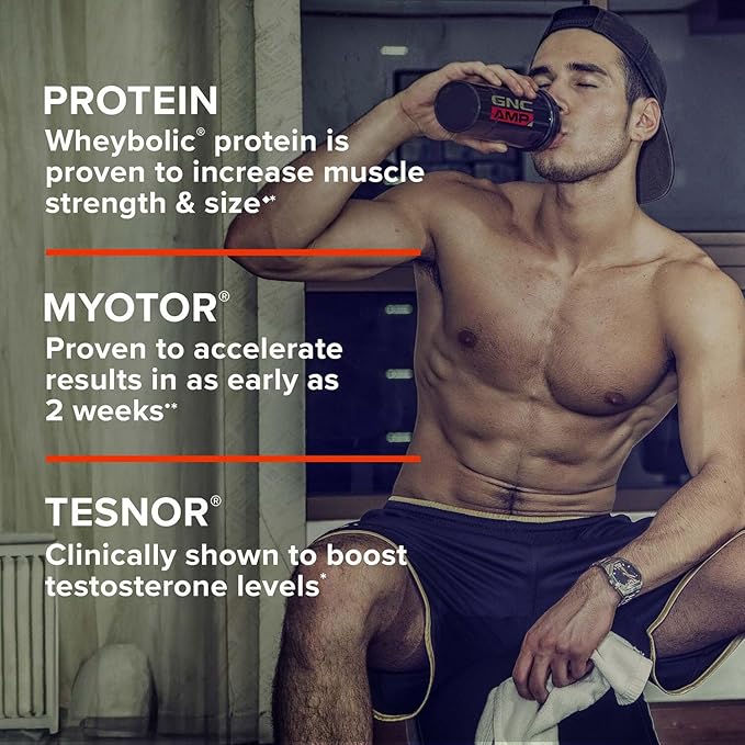 GNC AMP Wheybolic Alpha - Chocolate Fudge (22 Servings)