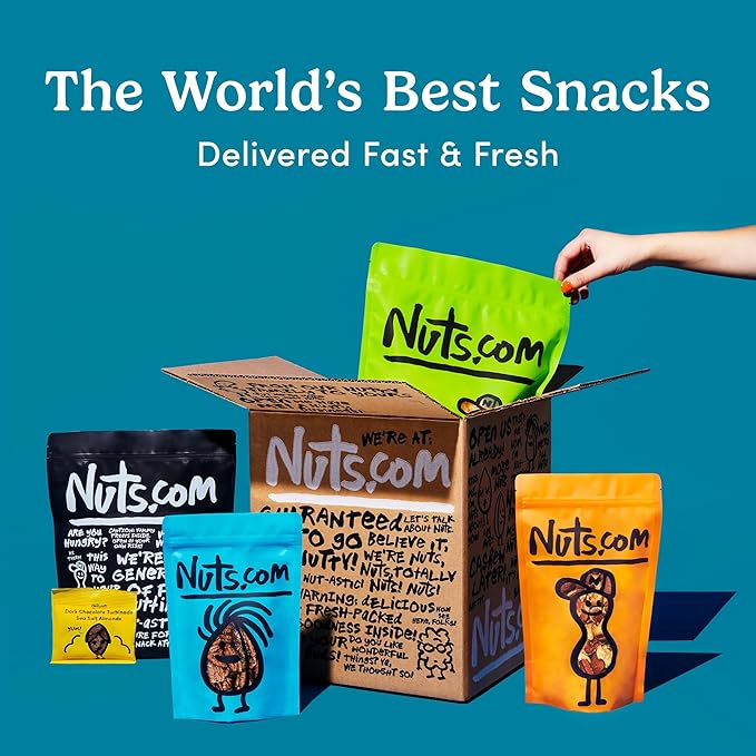 Nuts.com – Organic Almonds (Raw No Shell) – 2 Lb Bag Healthy Snack for Adults &amp Kids Delicious Nutty Flavor – High Protein &amp Keto Friendly Food – Vegan Gluten-Free &amp Kosher Pareve