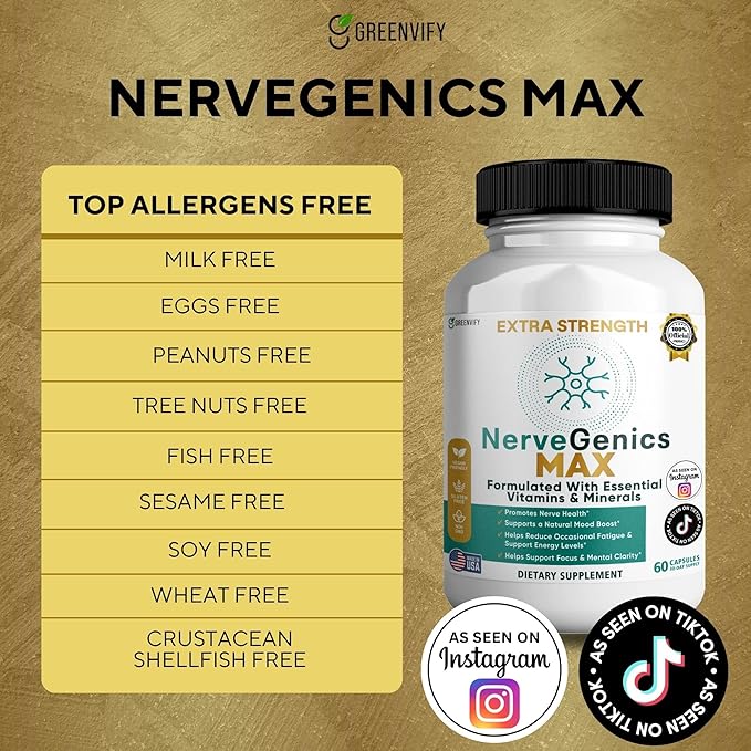 NerveGenics Max 60 Capsules 30-Day Supply (2)