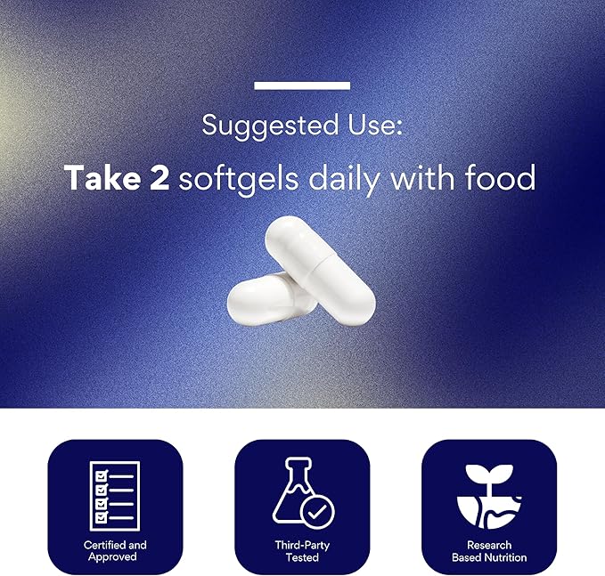 Research Verified Omega 3-1800mg Omega 3 Fish Oil - High 900mg EPA + 600mg DHA - No Aftertaste - 60 Softgel Capsules - 3 Bottles