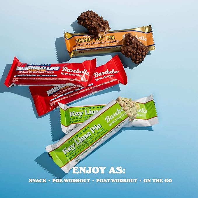 Barebells New On The Block Bundle (3 Mix Pack) – 36 Total Bars High Protein Snacks with 16g and 20g Protein &amp No Added Sugar – On-the-Go Breakfast or Post-Workout Treat