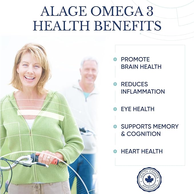 TAHIRO Vegan Omega-3 Softgels - Plant-Based Supplement with DPA DHA &amp EPA - Nutrients for Men Women and Pregnant Women - Supports Brain Health - Prenatal &amp Joint Supplements 1000mg