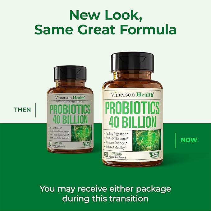 Probiotics for Women &amp Men with Prebiotics - 40 Billion CFU Probiotics for Digestive Health Gut Health &amp Immune Support Supplement - Lactobacillus Acidophilus Probiotic - Vegetarian Soy &amp