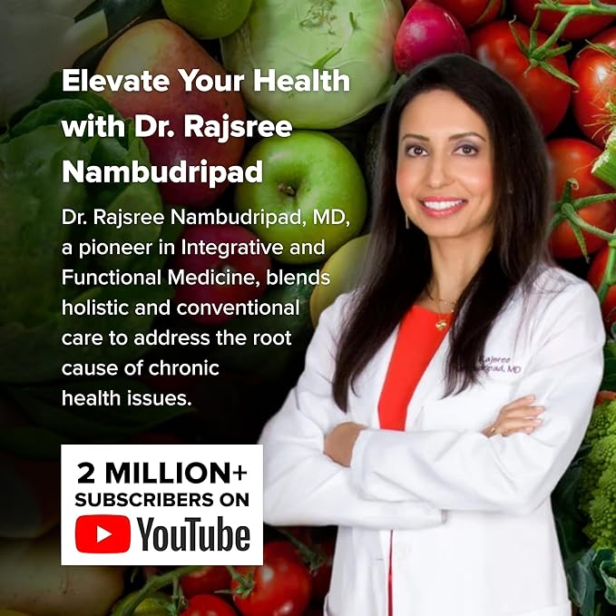 Spore Probiotic IgG by Dr. Rajsree MD | Spore-Based Probiotic &amp IgG for Gut Barrier &amp Immune Support | 3 Bacillus Strains + Bovine Immunoglobulins | 90 Capsules