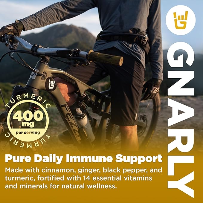 Gnarly Nutrition Golden Milk Vegan Protein Powder – Plant-Based Powder for Shakes – Dairy-Free Non-GMO Gluten-Free – 28.2 oz