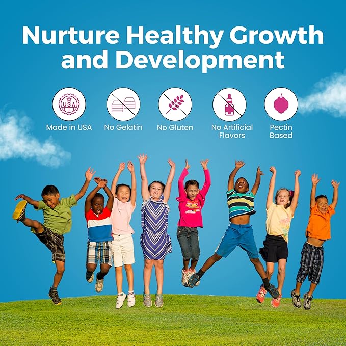 Halal Kids and Adult Multivitamin Gummies Complete Daily Nutritional Support for Family Vegetarian Supports Energy and Healthy Growth Made in USA - Halal Vitamins