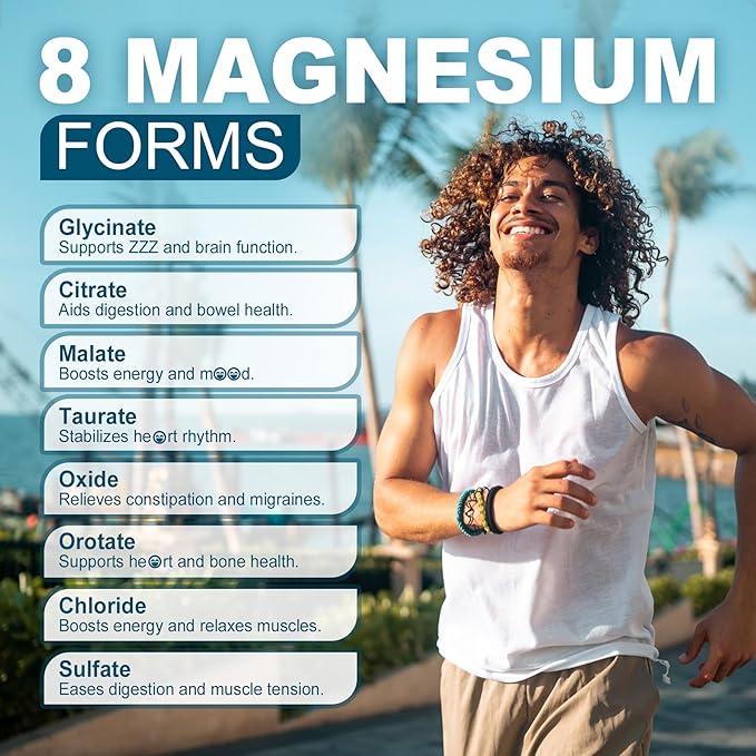 Magnesium Complex Gummies for Women Men 400mg 8 Forms of Magnesium Glycinate Citrate Malate - Sugar Free Calm Magnesium Gummies Supplement with Magnesium Ashwagandha D3 B12 for RelaxVegan120Cts