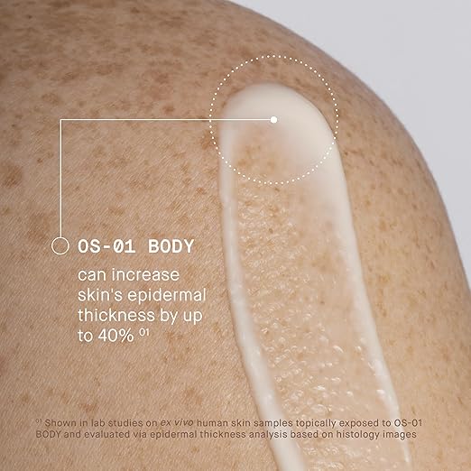 OneSkin BODY OS-01 Peptide Topical Supplement &amp Skin Longevity Age Reversal Moisturizer | Safe for Sensitive Skin Fragrance-Free 60 mL / 2 oz