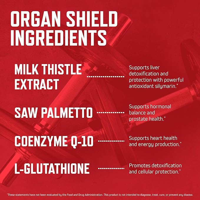 Purus Labs Organ Shield Active Antioxidant | Plant Based Antioxidants | 30 Servings 60 Gelatin Capsules