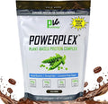 PhysiVantage POWERPLEX Vegan Protein Powder Collagen Alternative - Organic Plant-Based Pea &amp Rice Protein Dairy-Free Muscle &amp Joint Support Monk Fruit Sweetened 2 lb (Cold Brew - Mocha Fla