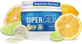 Nello Supercalm Powdered Drink Mix Tub Cortisol Reducer* and Sleep Aid Supplement L Theanine Ksm-66 Ashwagandha Magnesium Glycinate Vitamin D 3 No Sugar Non GMO On The Go 30 Ct Lemon Lime