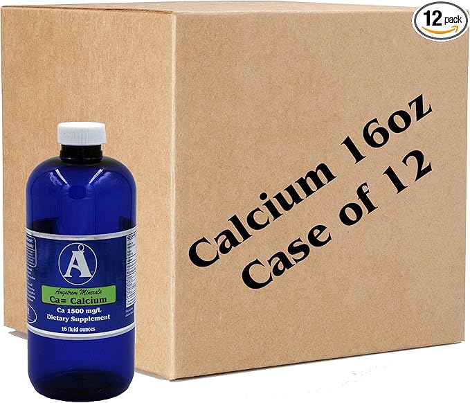 Calcium 16 oz Case Lots - Angstrom Minerals